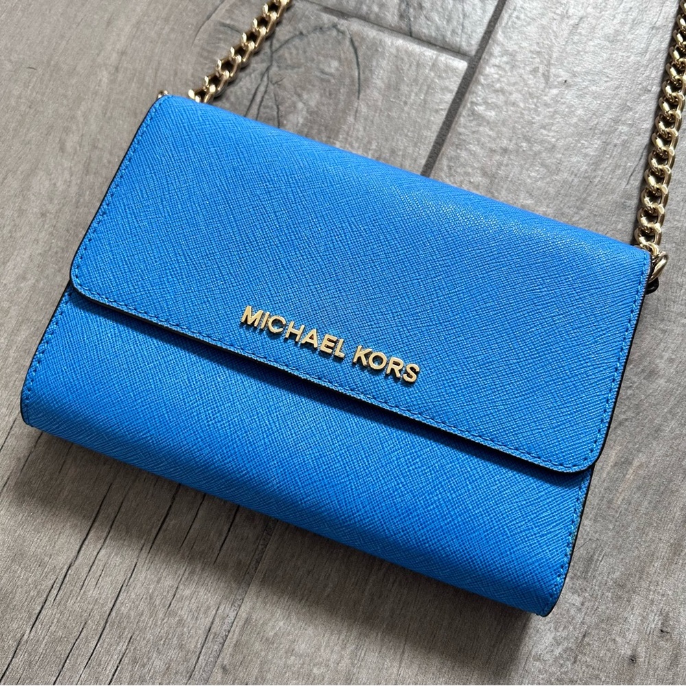 Michael Kors Crossbody - Jet Set in Royal Blue